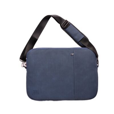 Dawnha shoulder Leather  Sleeve Navy blue-LPT44 "180050014"